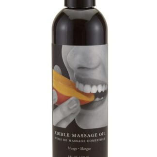 Earthly Body Edible Massage Oil - 8 oz - Mango