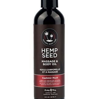 Hemp Seed Massage Oil - Kashmir Musk - 8 oz.