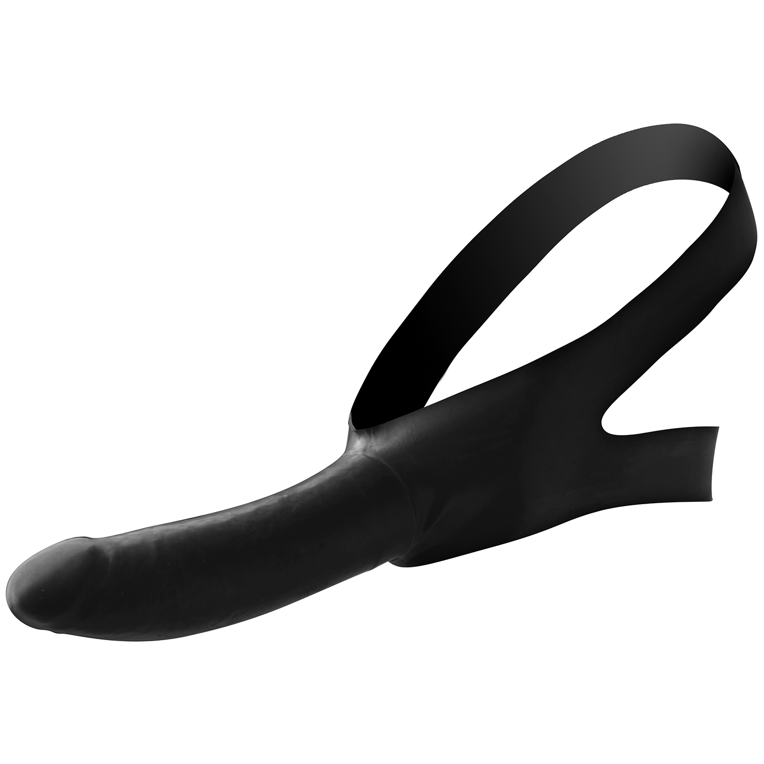 Master Series Face Fuk Strap-on Gag - Black