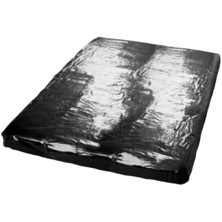Orgy Vinyl Fitted Sex Sheet 62 x 78.7 inches - Black
