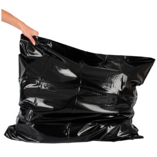 Vinyl Pillow Cover 28 x 30 inches - Black