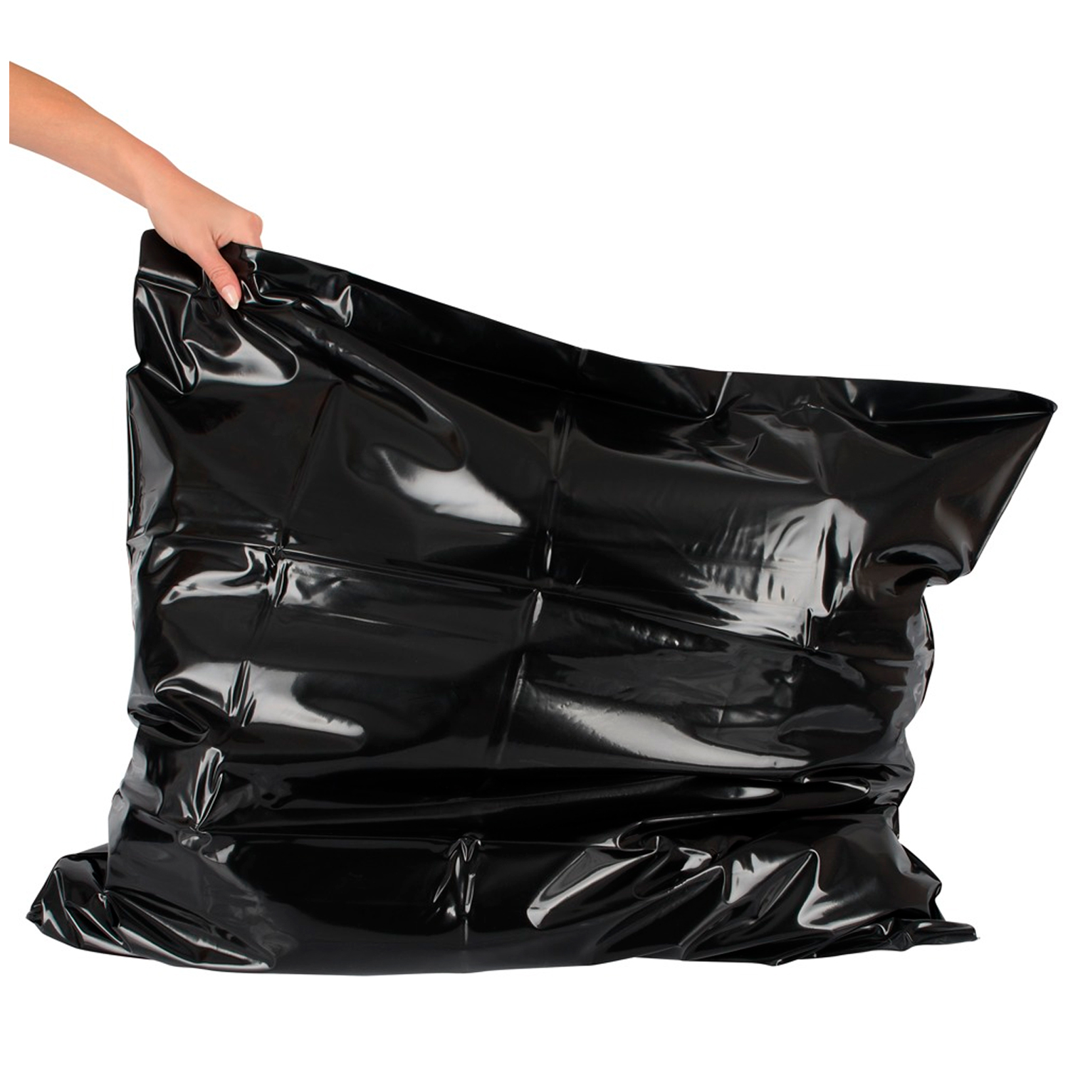 Vinyl Pillow Cover 28 x 30 inches - Black
