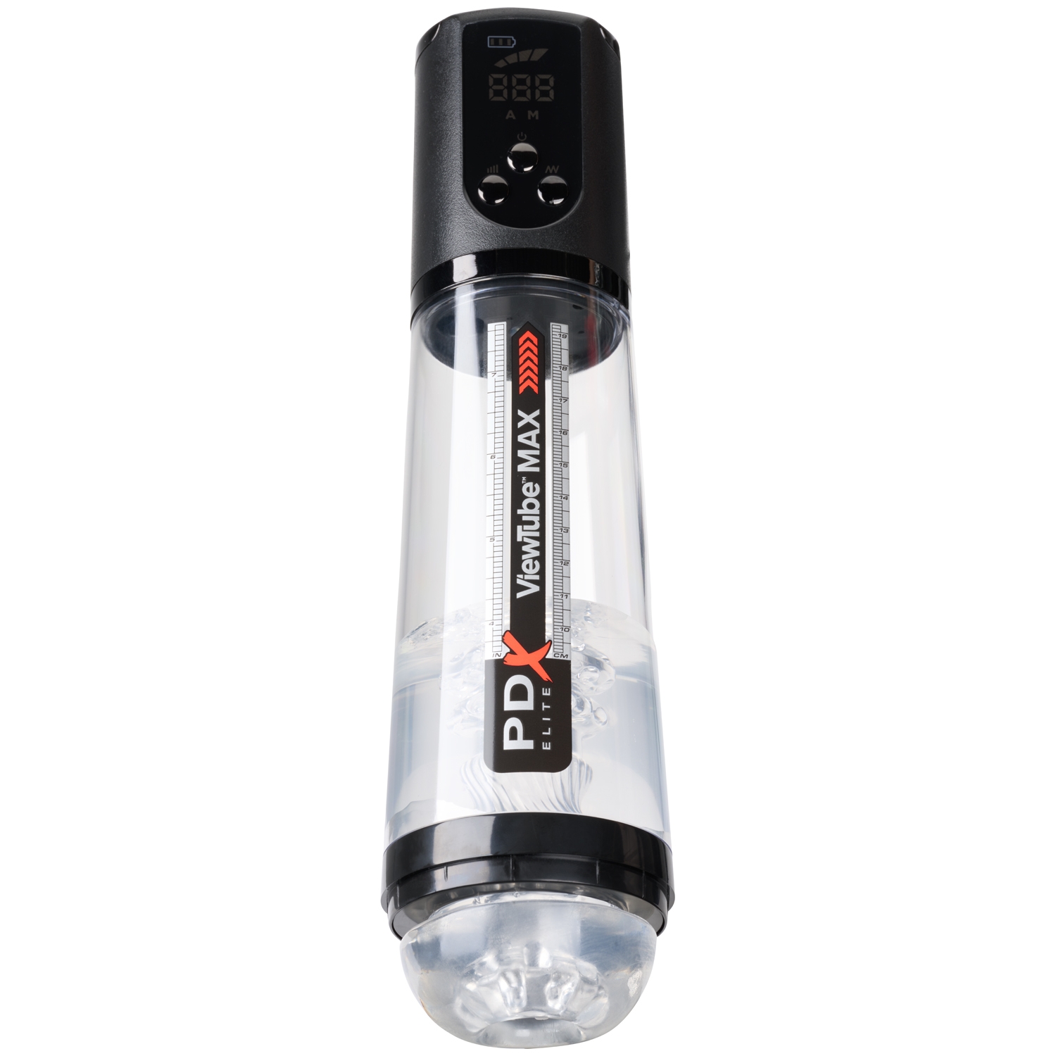 PDX Elite ViewTube Max View Automatic Masturbator - Clear