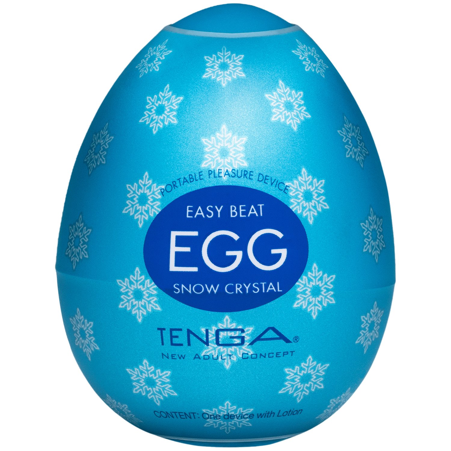TENGA Egg Snow Crystal Masturbator - White