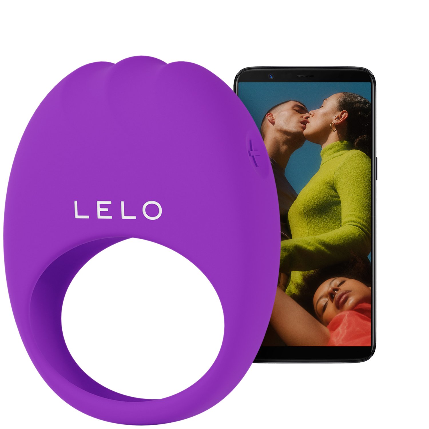 LELO LIFEGUARD Vibrating Penis Ring - Purple
