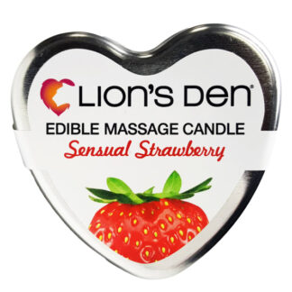 Lion's Den Strawberry Scented Massage Candle