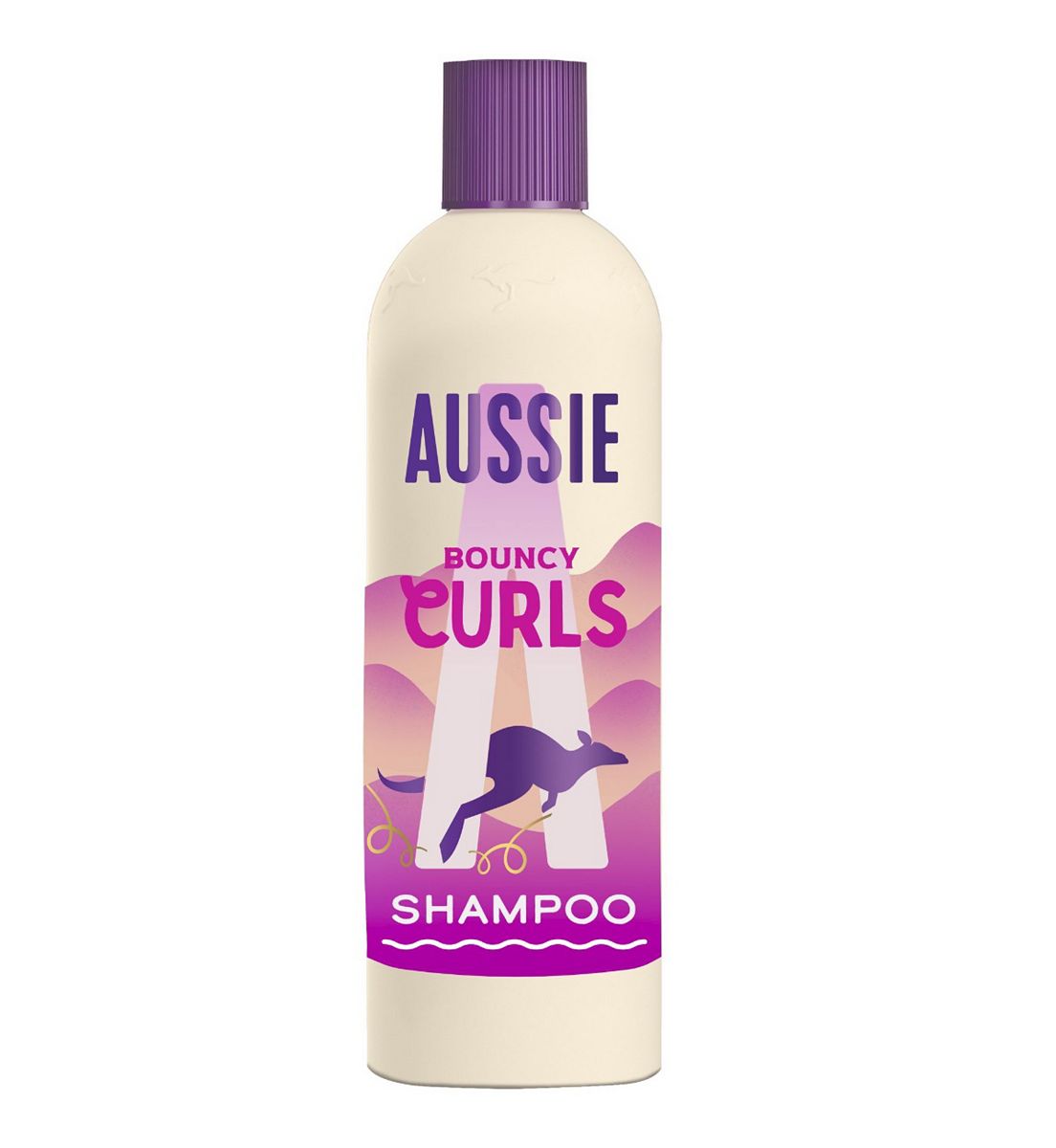 Aussie Bouncy Curls Shampoo 300Ml. Sulphate-Free & Vegan. Moisture For Waves, Curls, Coils