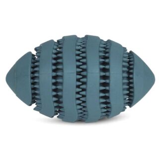 Pet Face Petface Little Rubber Rugby Treat Ball Dog Toy