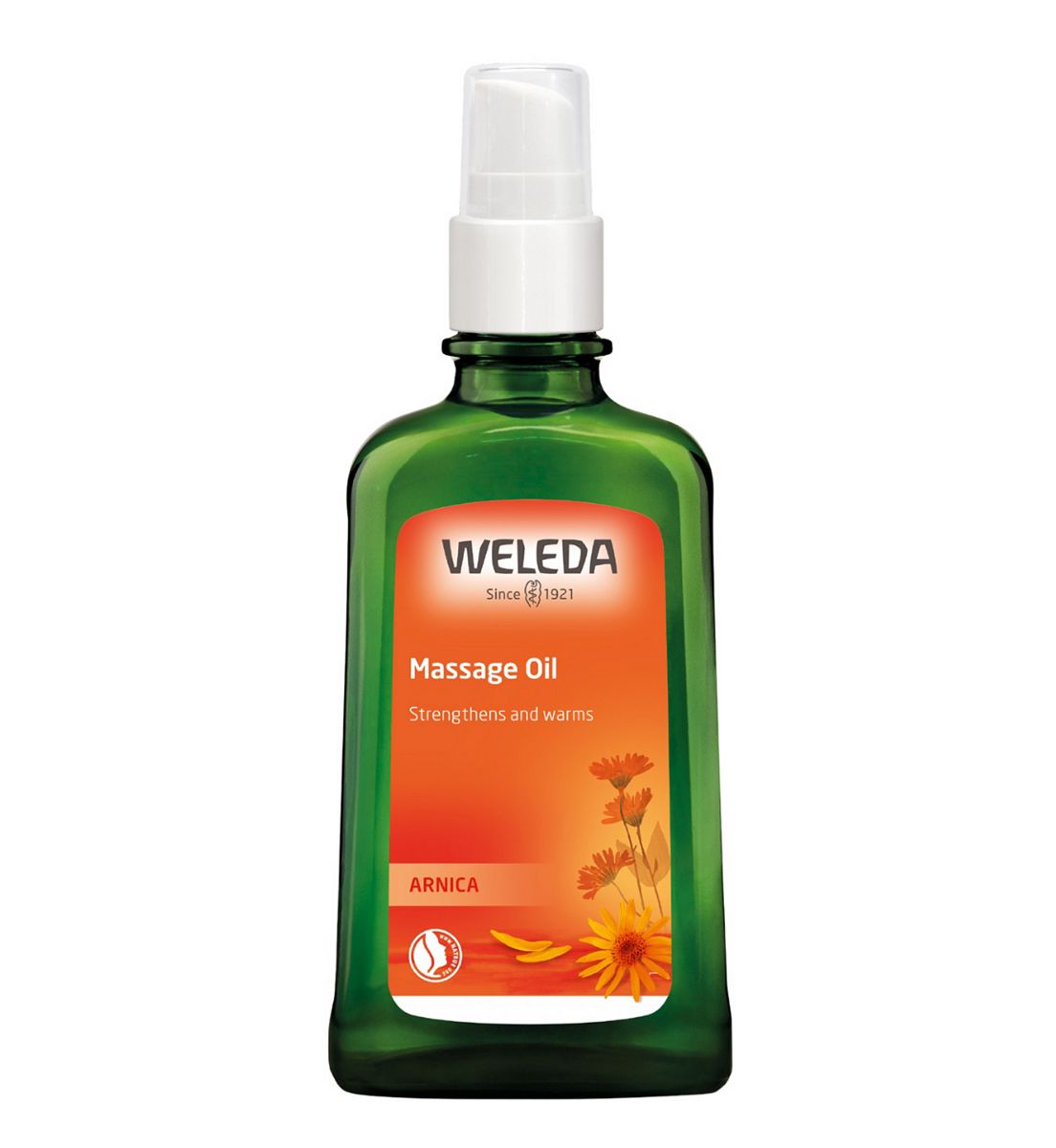 Weleda Arnica Massage Oil, Strengthens And Warms, Recommended By Physiotherapists, 100ml