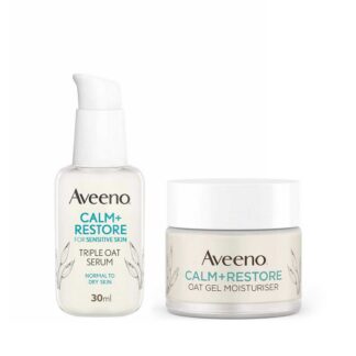 Aveeno Face Calm And Restore 24Hr Hydration Duo Bundle