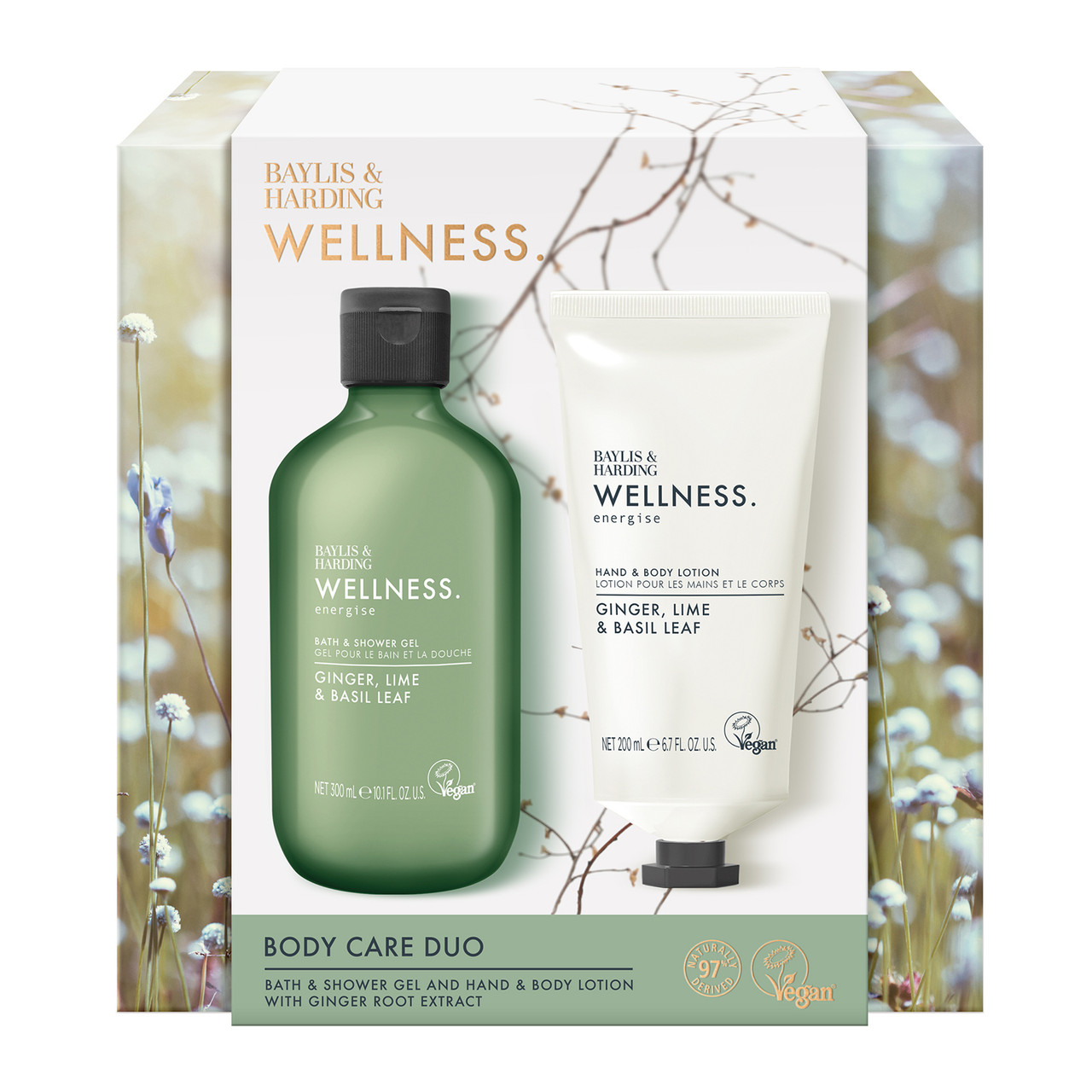 Baylis & Harding Wellness Body Care Duo Gift Set