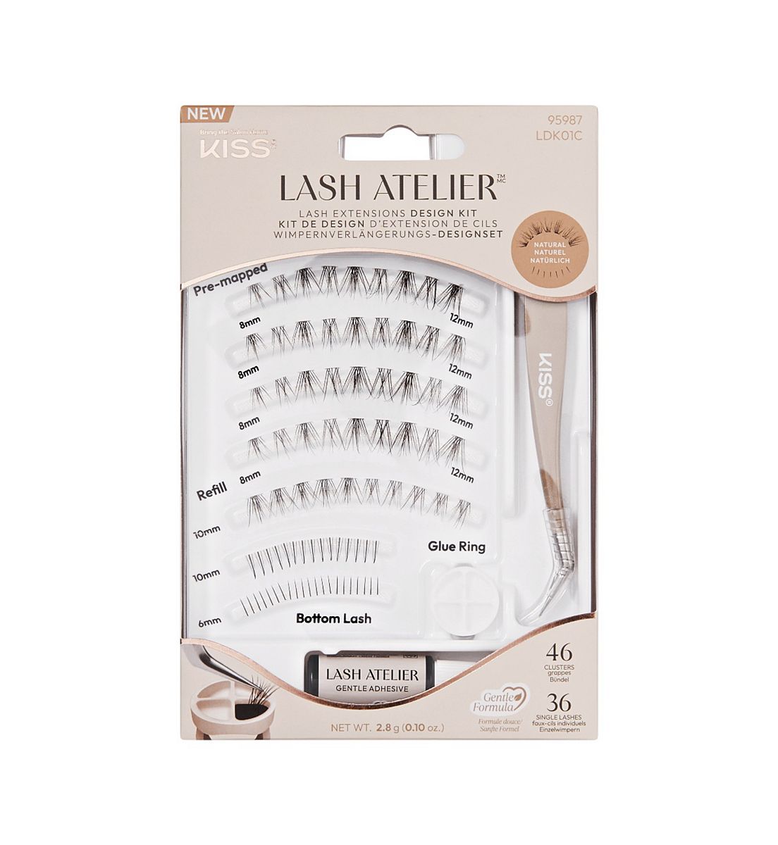 Kiss Lash Atelier Design Kit Natural