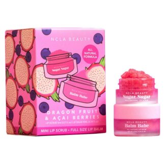 NCLA Beauty Ncla Dragonfruit & Acai Berries Lip Care 2 Pcs Set - 5Ml Mini Scrub + 10Ml Balm