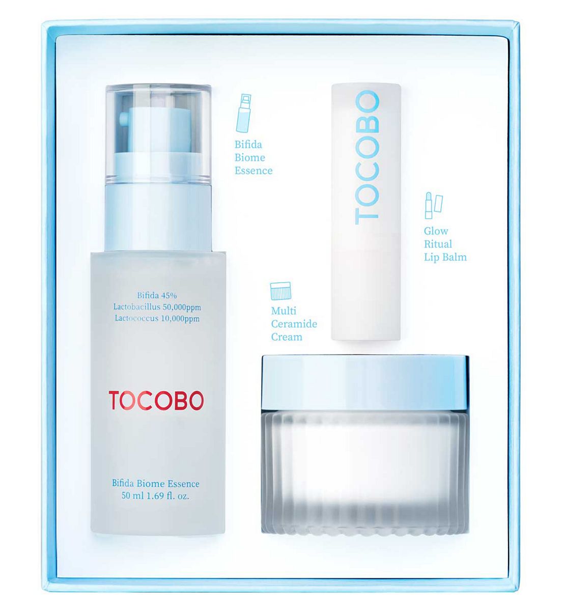TOCOBO Glow & Moist Trio Set